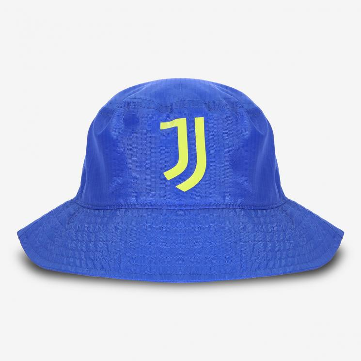 Zwarte vissershoed met Juventus en adidas-logo